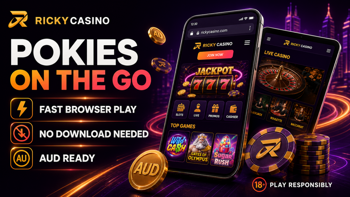 Ricky Casino pokies lobby and game providers